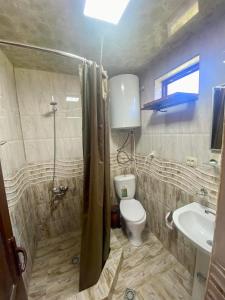Koupelna v ubytování ELISO'S GUESTHOUSE