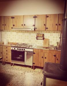 A kitchen or kitchenette at Vallecorsa city