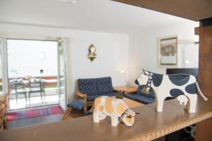 Istumisnurk majutusasutuses Central flat for 6 persons Pianura Crapera Lenzerheide