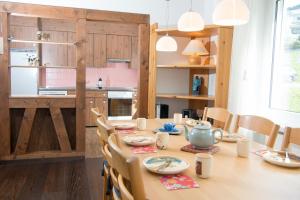 Köök või kööginurk majutusasutuses Central flat for 6 persons Pianura Crapera Lenzerheide