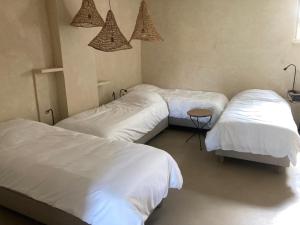 Postel nebo postele na pokoji v ubytování 't Jaar 50