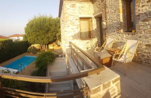 The swimming pool at or close to FEEL LIKE HOME IN LESVOS