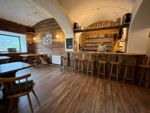 Lounge nebo bar v ubytování Gasthof Hochalmspitze + 27 fotografií