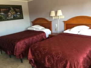 Postel nebo postele na pokoji v ubytování Budget Inn Plainview