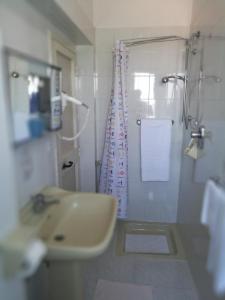 Koupelna v ubytování Albergo Stella