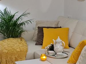 Część wypoczynkowa w obiekcie Apartamento Romero Garden B
