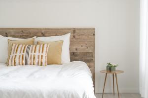Postel nebo postele na pokoji v ubytování Vakantiewoning 't Hovenshuis