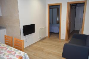 TV a/nebo společenská místnost v ubytování Apartamentos Playas de Busto