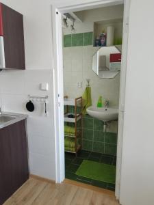 Kuchyň nebo kuchyňský kout v ubytování Stará Sázava