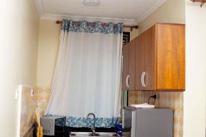 Kjøkken eller kjøkkenkrok på Keisha Luxury Furnished Apartment Bukoto