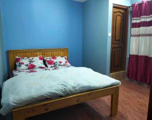Letto o letti in una camera di Peace Homestay