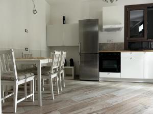 Köök või kööginurk majutusasutuses Il rifugio dei Doria