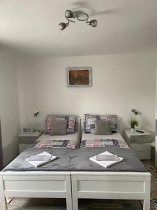 Posteľ alebo postele v izbe v ubytovaní Bolkovac Apartman Ulica Donje selo 33 Fužine