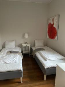 Cama o camas de una habitación en Lindelunda
