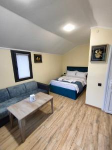 Postel nebo postele na pokoji v ubytování MATEVOSYAN Hotel