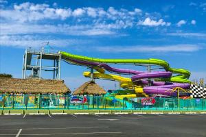 a water slide at a water park at Assateague House 306 in Ocean City