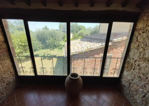 Balkón nebo terasa v ubytování Agriturismo Podere Chiassaie