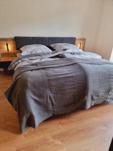 Postel nebo postele na pokoji v ubytování Wohlfühloase