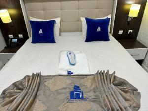 Hôtel Esma Nouadhibou客房内的一张或多张床位