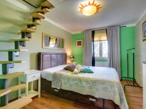Katil atau katil-katil dalam bilik di Villa in Rovinj with Pool & Bubble Bath +29 gambar