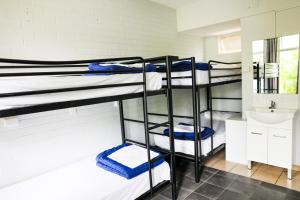 Postel nebo postele na pokoji v ubytování Hoey Moey Backpackers
