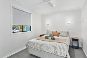 Cama o camas de una habitación en Mittagong Caravan Park
