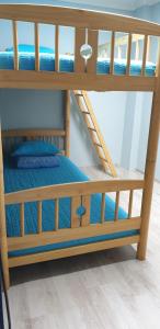 Postel nebo postele na pokoji v ubytování Blue Backpackers Hostel