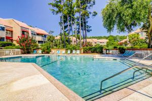 a large swimming pool in a apartment complex at Anchorage 7421 in Hilton Head Island