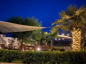 A garden outside Masseria Capece bed & breakfast