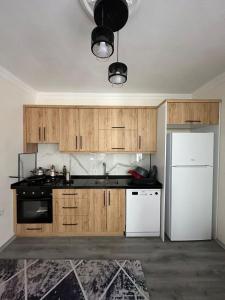 Kuchyň nebo kuchyňský kout v ubytování Trabzon - Rize Elit Apart