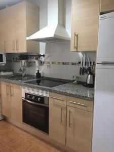 Küche/Küchenzeile in der Unterkunft Apartamento La Caleta