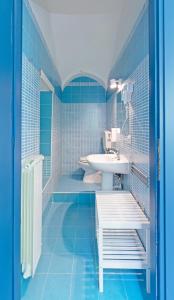 Ett badrum på Palazzo Belmosto
