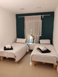 Кровать или кровати в номере Holiday home in Beautiful Nachlaot