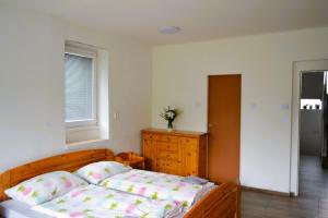 Postel nebo postele na pokoji v ubytování Apartmány Stará Voda