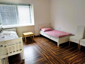 Postel nebo postele na pokoji v ubytování Apartmány Stará Voda