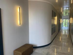 TV a/nebo společenská místnost v ubytování Hotel Amigo II