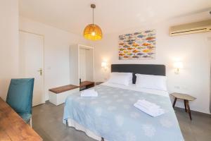 Cama ou camas em um quarto em Hotel Villino Gallodoro