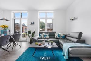 Posezení v ubytování Ferienwohnung Nachtschwärmer, App 17 Emmelsbüll