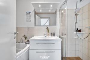 Koupelna v ubytování Ferienhaus Seemöwe Marina Wendtorf + 19 fotografií