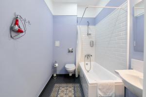 Koupelna v ubytování Stabu Sēta Residence