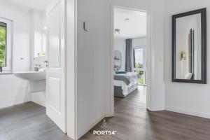 Koupelna v ubytování Ostseeoase Damp