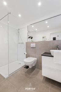 Koupelna v ubytování Ferienwohnung Engelsnest, App 9 Emmelsbüll