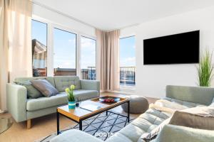 Et tv og/eller underholdning på Strand Loft + 21 billeder