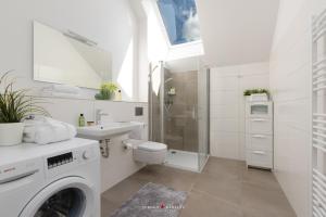 Koupelna v ubytování Mehrblick