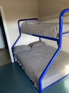 two bunk beds in a room with a room with at 13th Apostle Accommodation in Princetown