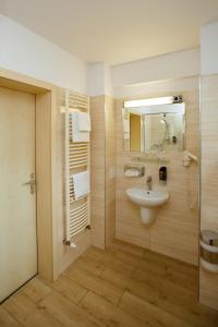 Koupelna v ubytování Hotel Litovel