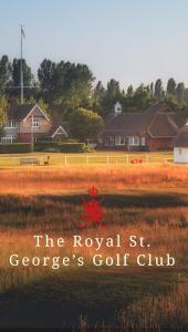 a book cover of the royal st georges golf club at Spencer House in Sandwich