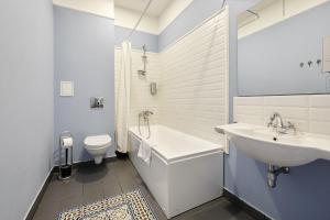 Koupelna v ubytování Stabu Sēta Residence