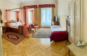 Posteľ alebo postele v izbe v ubytovaní Hotel Residence Green Lobster