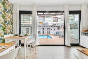 Kuchyň nebo kuchyňský kout v ubytování Casa Boissier Ciudad Jardín